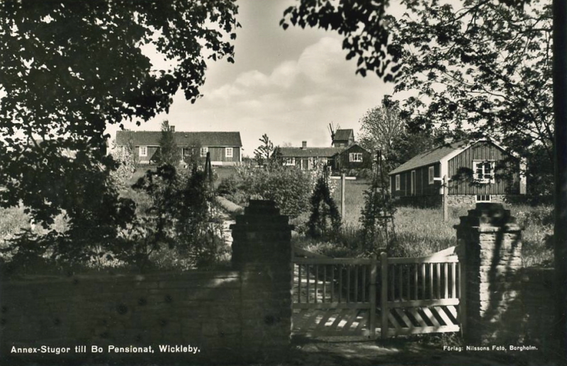 Öland, Annex-Stugor till Bo Pensionat, Wickleby 1934