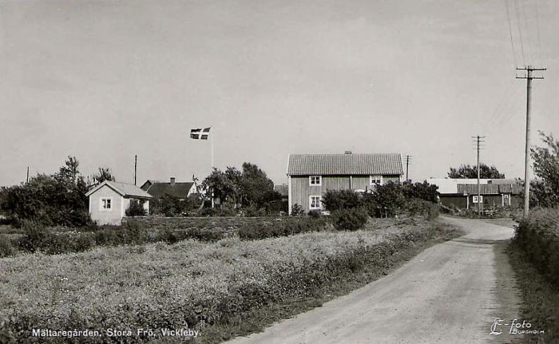 Öland, Mältaregården, Stora Frö, Vickleby 1958