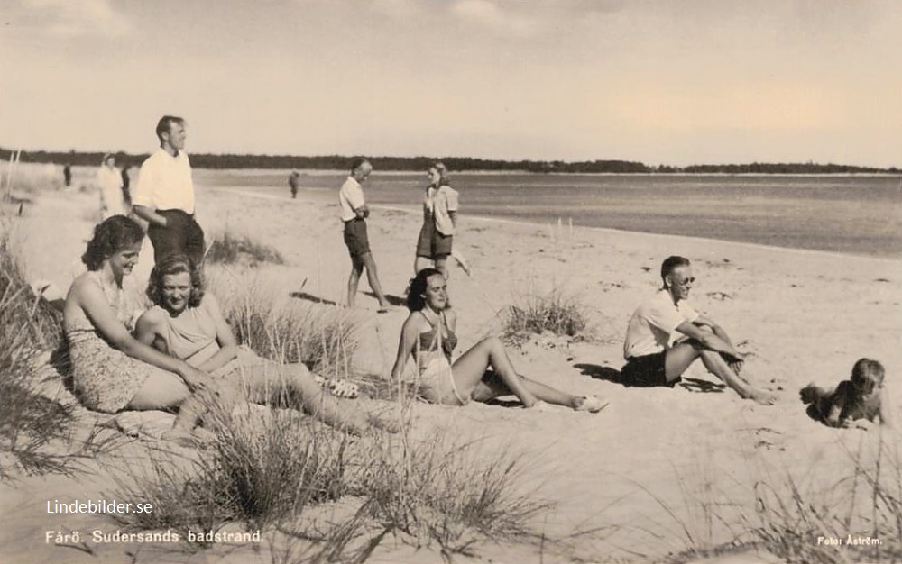 Fårö. Sudersands badstrand