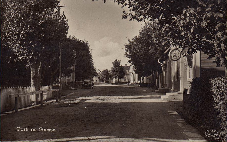 Gotland, Parti av Hemse 1934