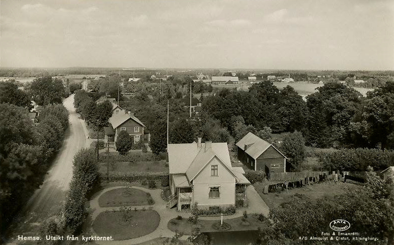 Gotland, Hemse utsikt från Kyrktornet