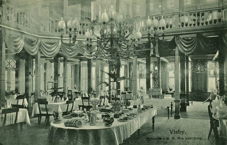 Gotland, Visby,  De badande Vännernas Paviljong