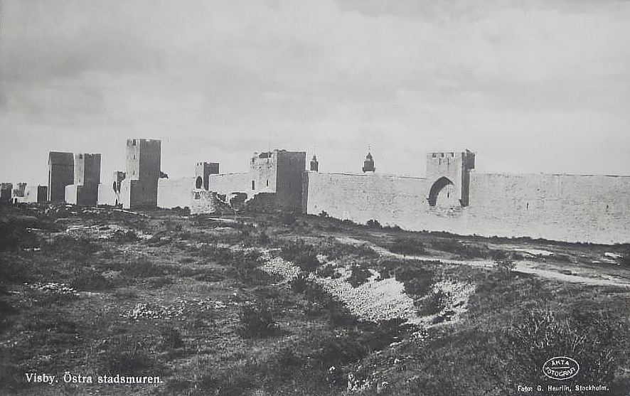 Gotland, Visby. Östra Stadsmuren