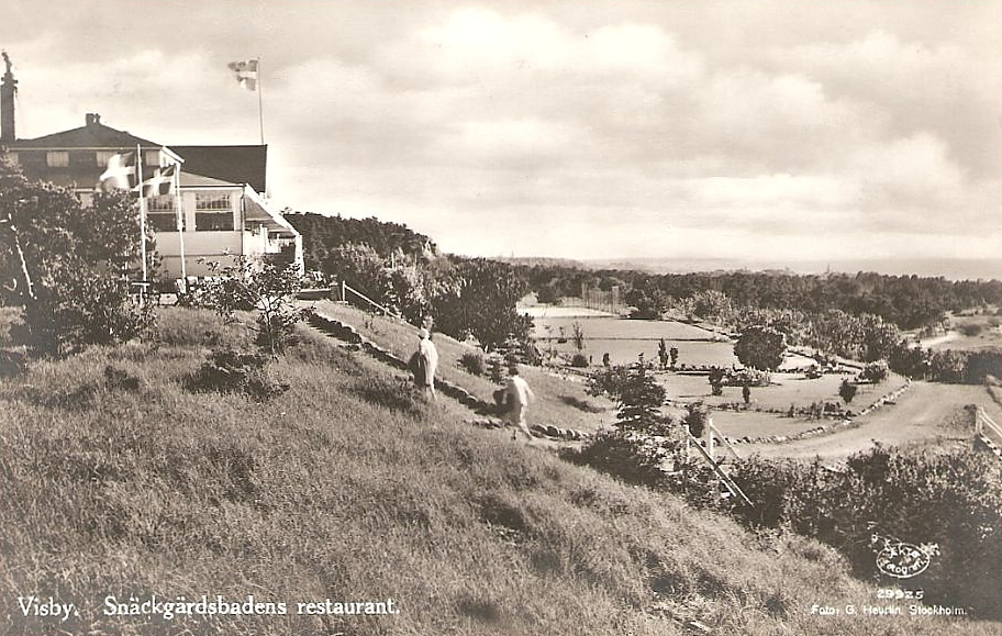 Gotland, Visny,  Snäckgärdsbadets Restaurant