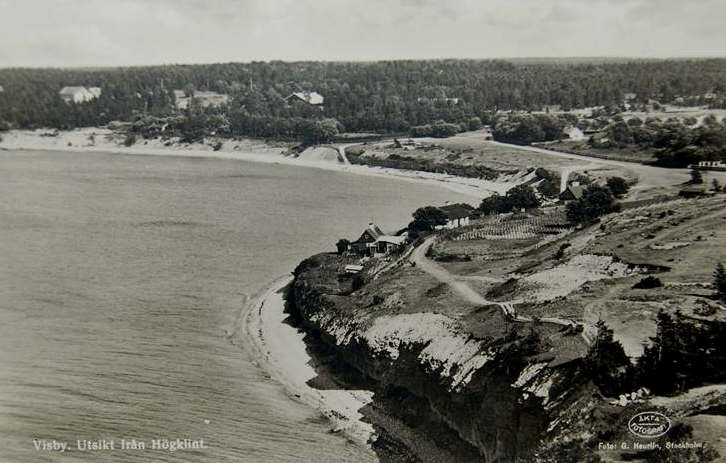 Gotland, Visby Utsikt från Högklint