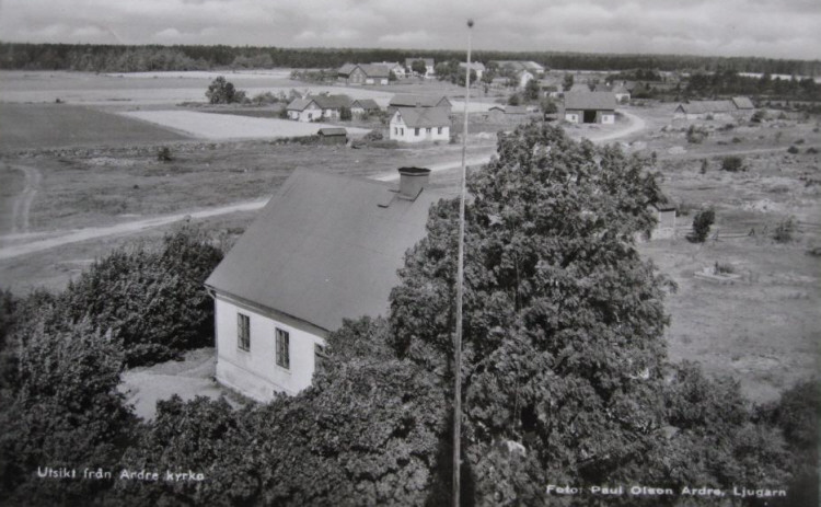 Gotland, Ljugarn Utsikt från Andre Kyrka