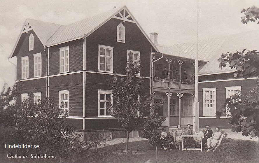 Gotland, Visborg Soldathemmet 1930