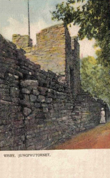 Gotland, Visby Jungfrutornet 1904