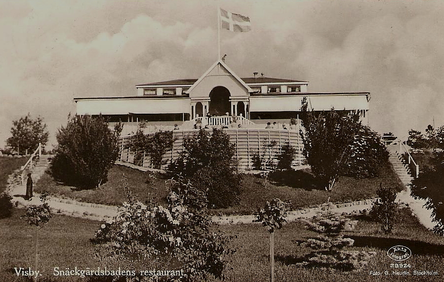 Gotland, Visby, Snäckgärdsbadens Restaurant