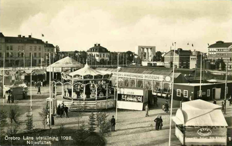 Örebro Läns Utställning 1928 Nöjesfältet