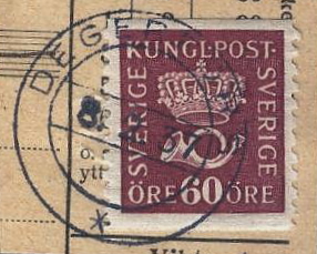 Degerfors Frimärke 8/2 1937