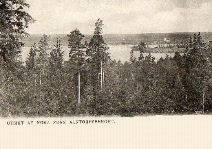 Utsikt Af Nora  från Alntorpsberget 1902