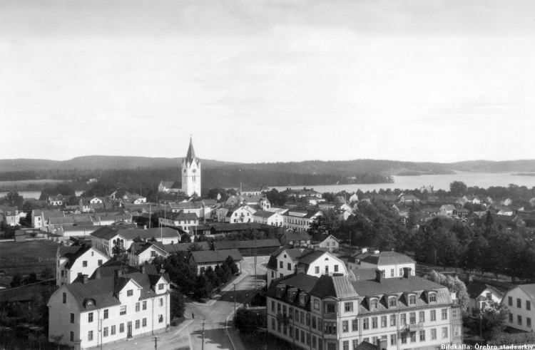 Vy över Nora 1930