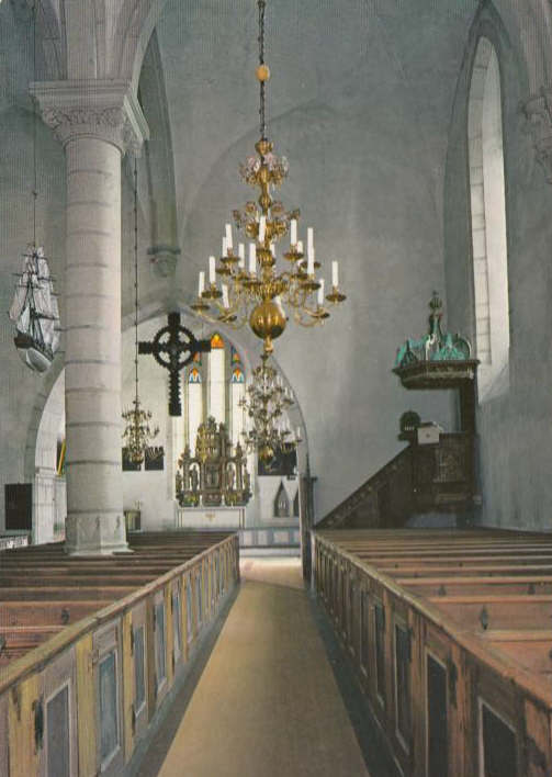 Gotland, Ners Kyrka Interiör