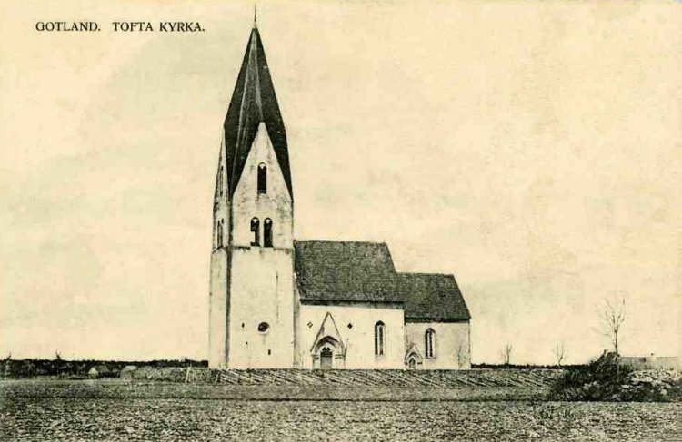 Gotland, Tofta Kyrka 1910