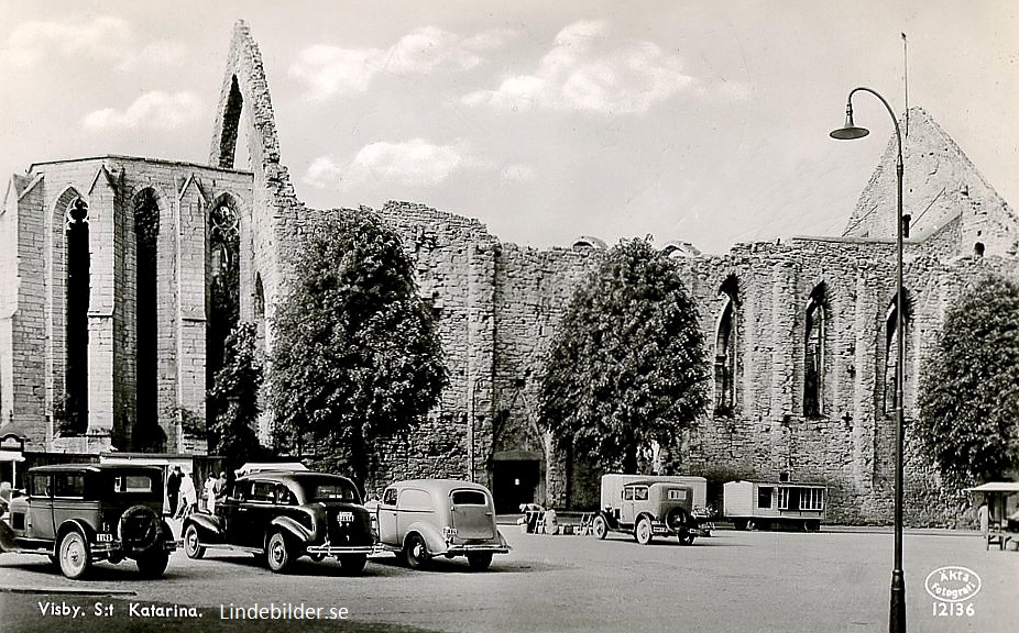 Gotland, Visby, St Katarina 1943