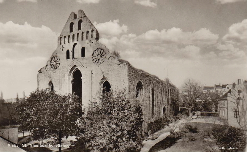 Gotland, Visby St Nicolaus från Väster