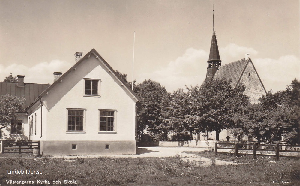 Gotland, Västergarns Kyrka och Skola