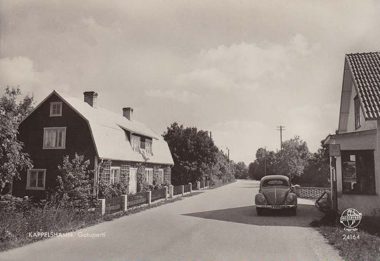 Gotland, Kappelshamn Gatuparti 1957