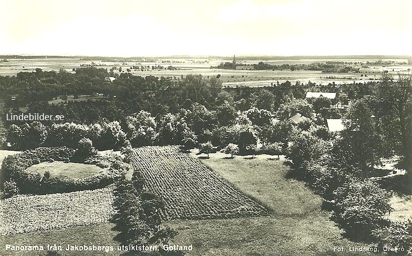 Panorama från Jakobsbergs utsiktstorn, Gotland