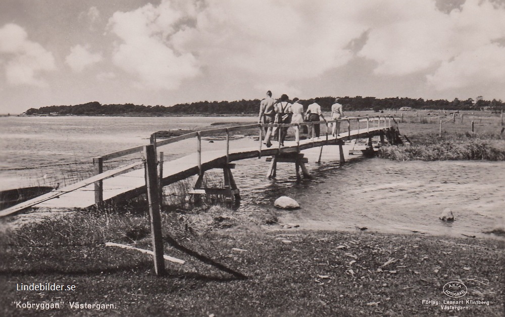 Gotland, Kobryggan, Västergarn 1950