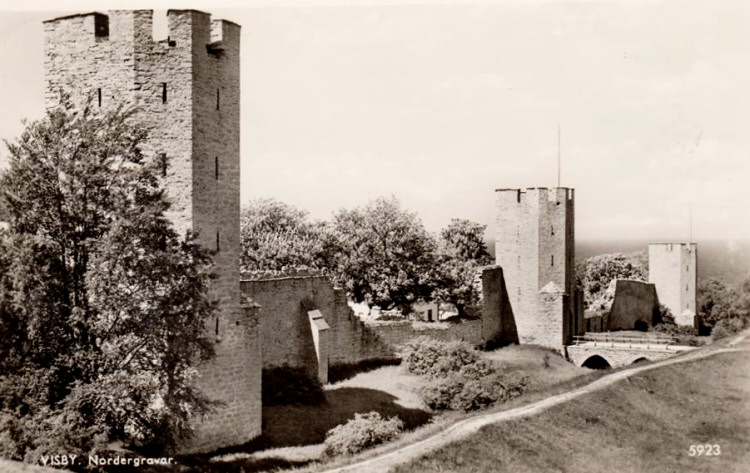 Gotland, Visby Ringmuren Nordergravar