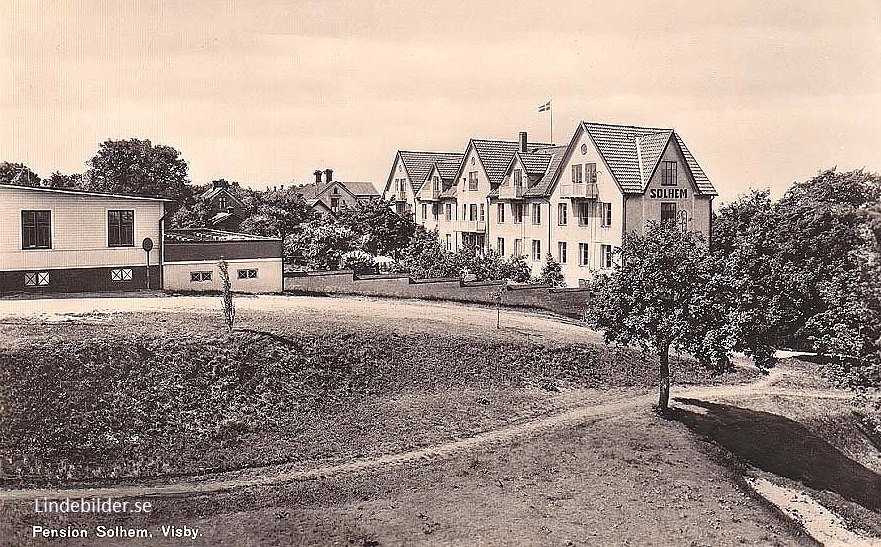 Gotland, Pension Solhem. Visby 1938