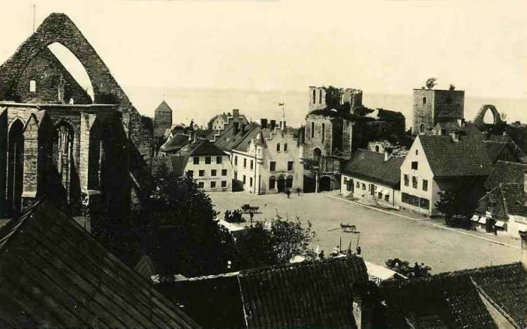 Gotland, Visby Stora Torget 1919