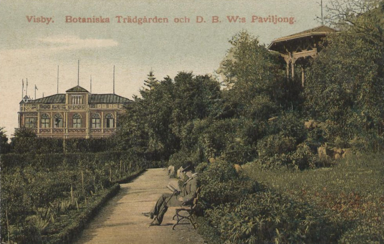 Gotland, Visby Botaniska Trädgården 1909