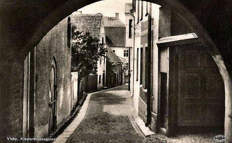 Gotland, Visby Klosterbrunnsgatan 1948