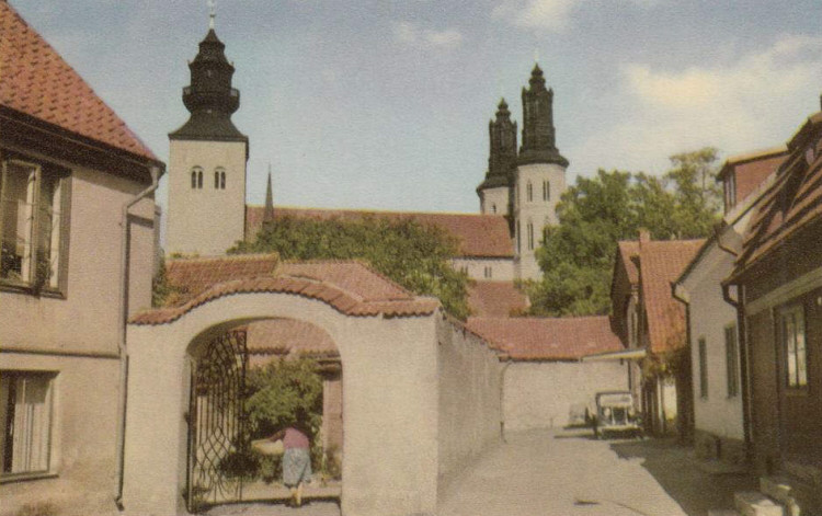 Gotland, Visby St Maria Från Ryska Gränden