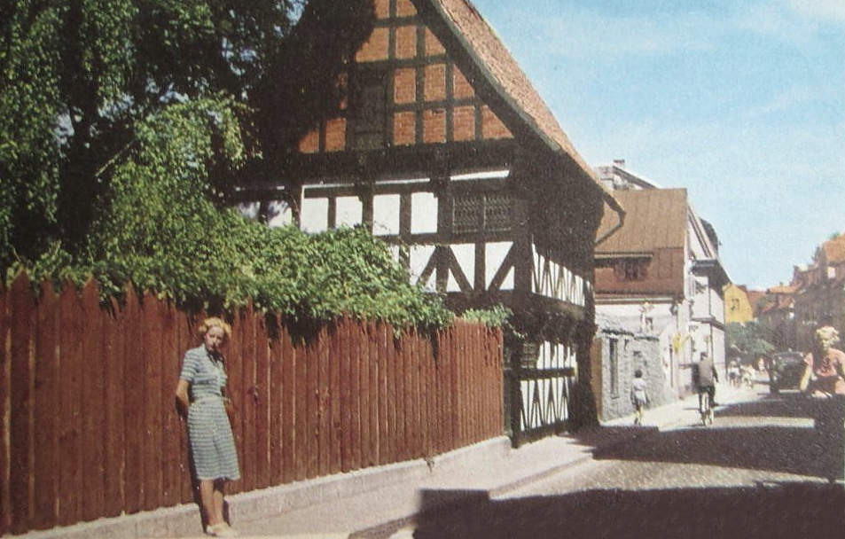 Gotland, Visby, Strandgatan 1954