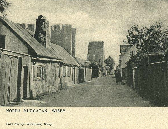 Gotland, Wisby Norra murgatan  1903