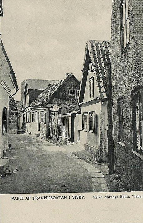 Gotland, Visby Parti Af Tranhusgatan