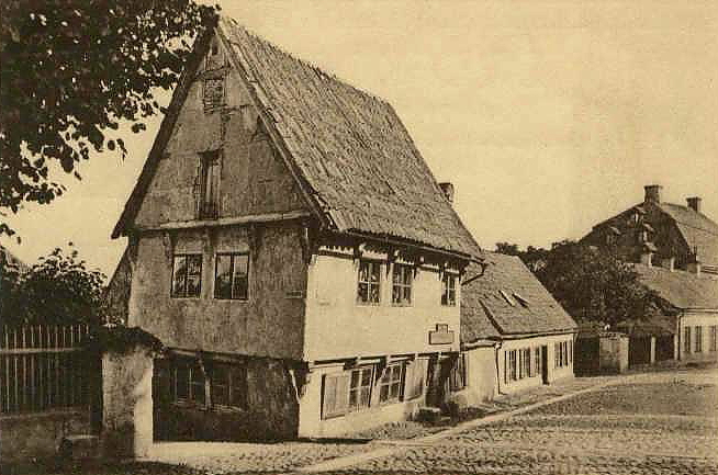 Gotland, Visby Gammalt Hus på St Hansgatan