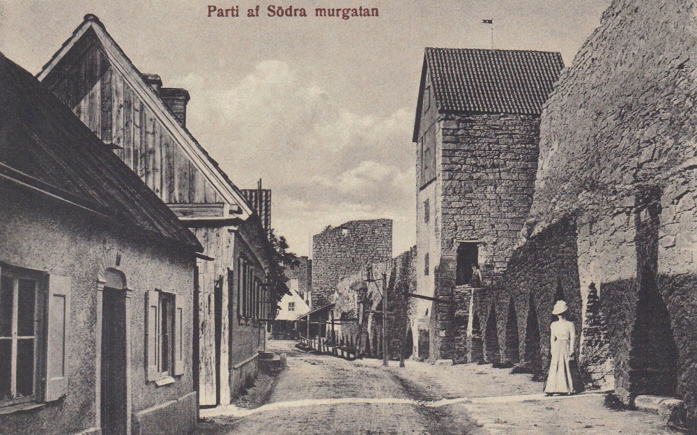 Gotland, Parti av Södra Murgatan 1903