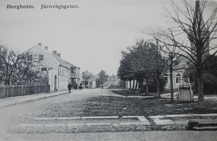 Öland, Borgholm Järnvägsgatan