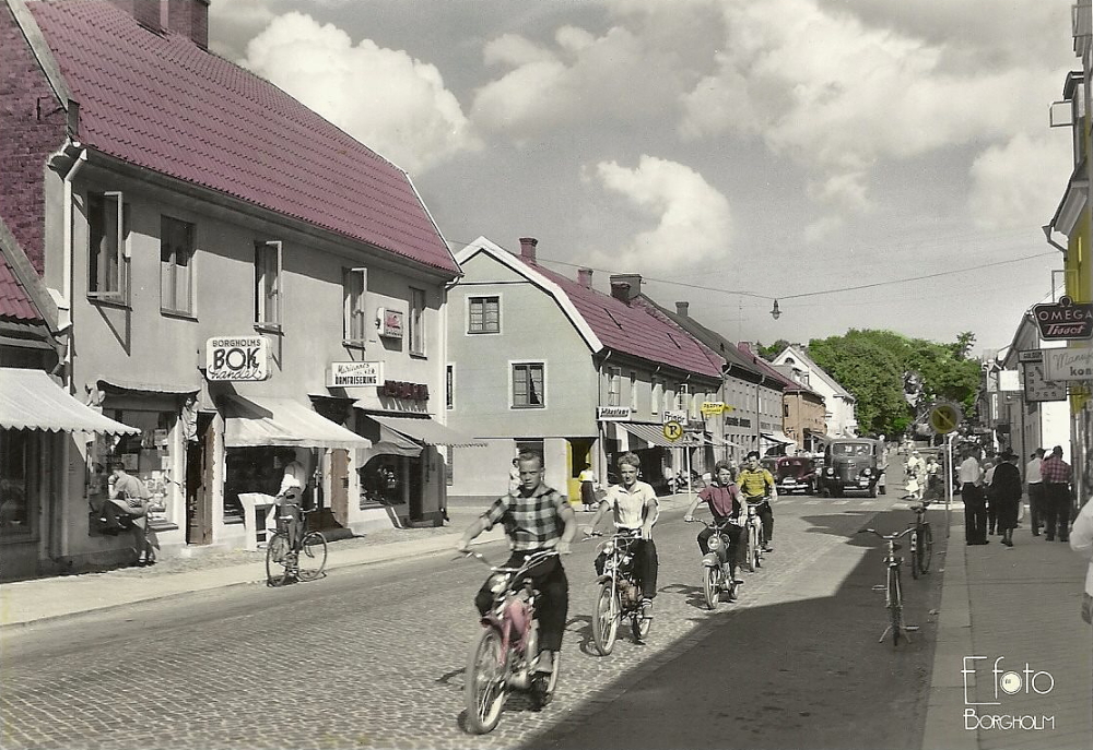 Öland, Borgholm, Storgatan 1956