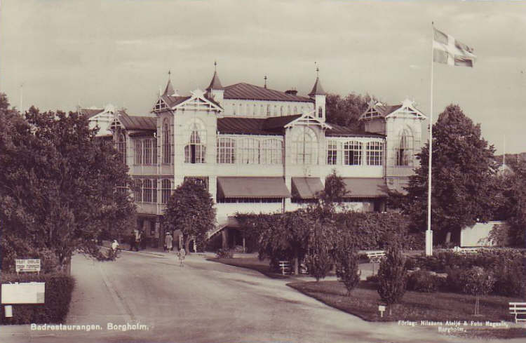 Öland, Borgholm Badrestaurangen 1935