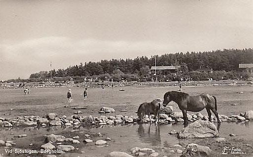 Öland, Borgholm vid Sjöstugan 1951