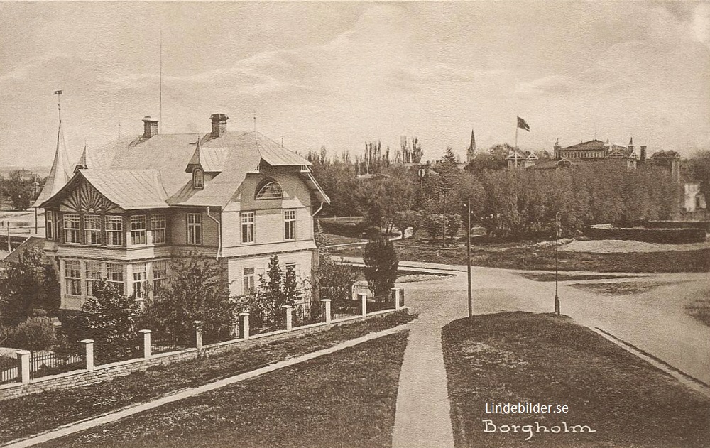 Öland, Utsikt från Strandhotellet, Borgholm