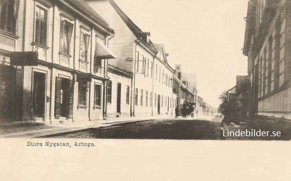 Arboga Stora Nygatan 1900