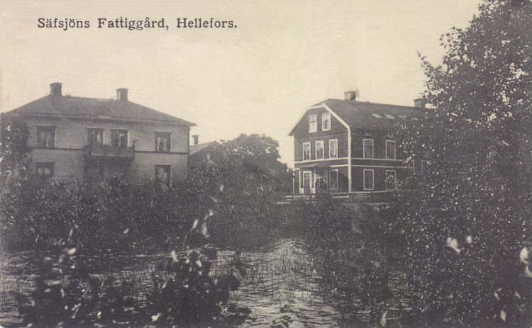 Säfsjöns Fattiggård, Hellefors 1913