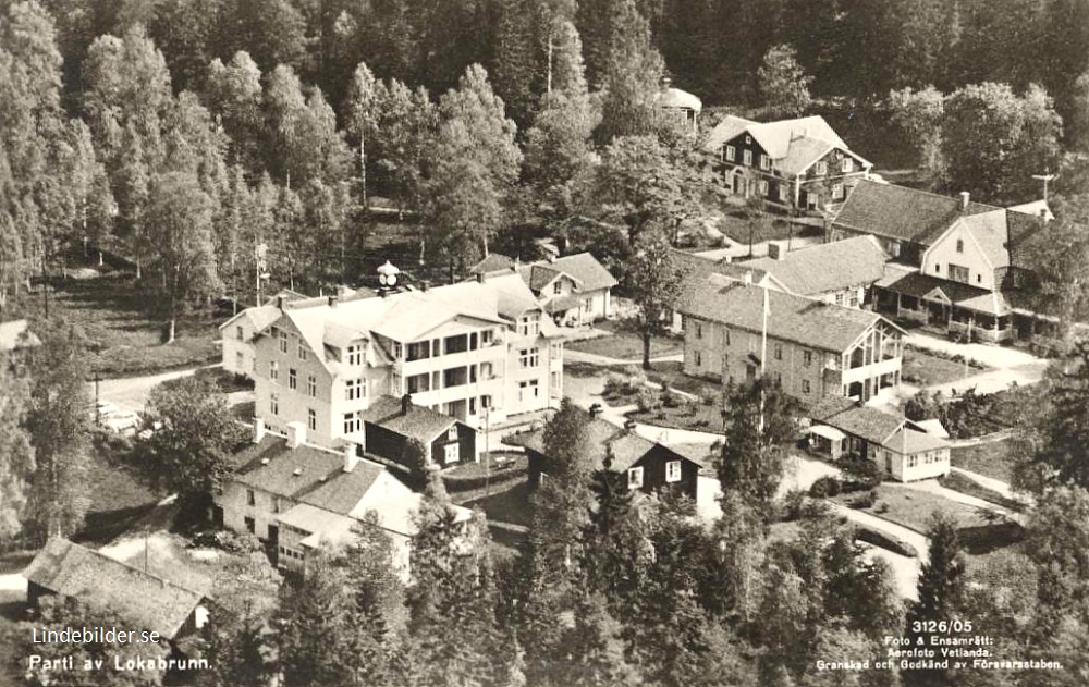 Hällefors, Parti av Loka Brunn 1965