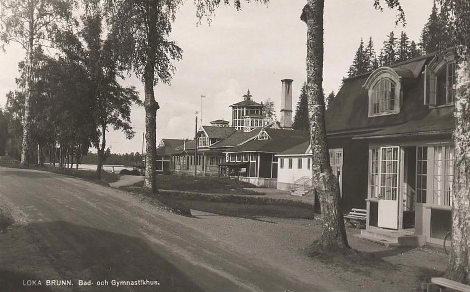 Hällefors, Loka Brunn, Bad och Gymnastikhus