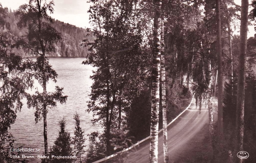 Loka Brunn, Södra Promenaden