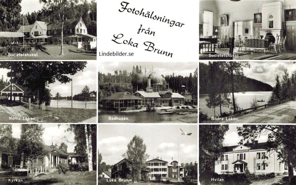 Hällefors, Fotohälsningar från Loka Brunn