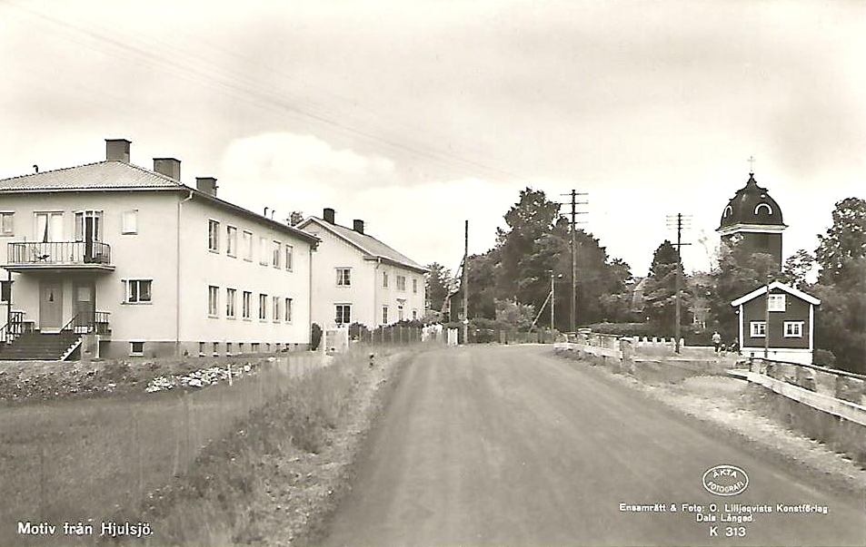 Hällefors, Motiv från Hjulsjö 1951