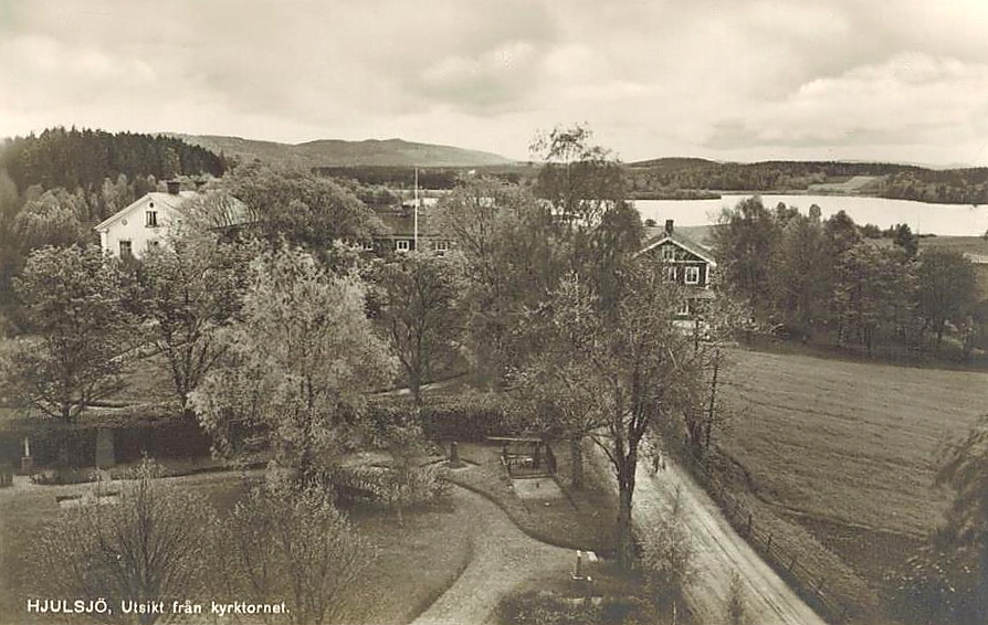 Hällefors, Hjulsjö, Utsikt från Kyrktornet