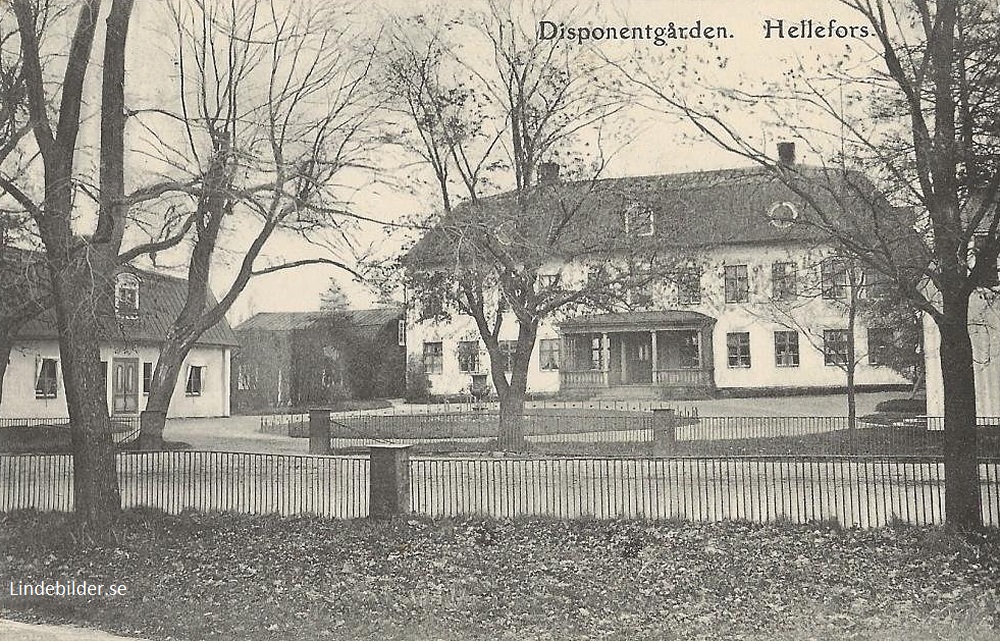 Disponentgården. Hellefors 1902